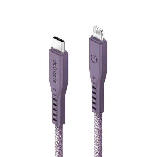 Energea Flow USB-C to Lightning Cable 1.5M - Purple